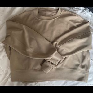 Lululemon perfectly oversized cropped crew softstreme
